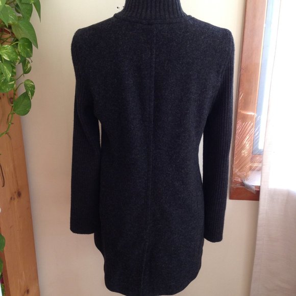 Eileen Fisher Wool Blend Open Front Blazer - Picture 3 of 4